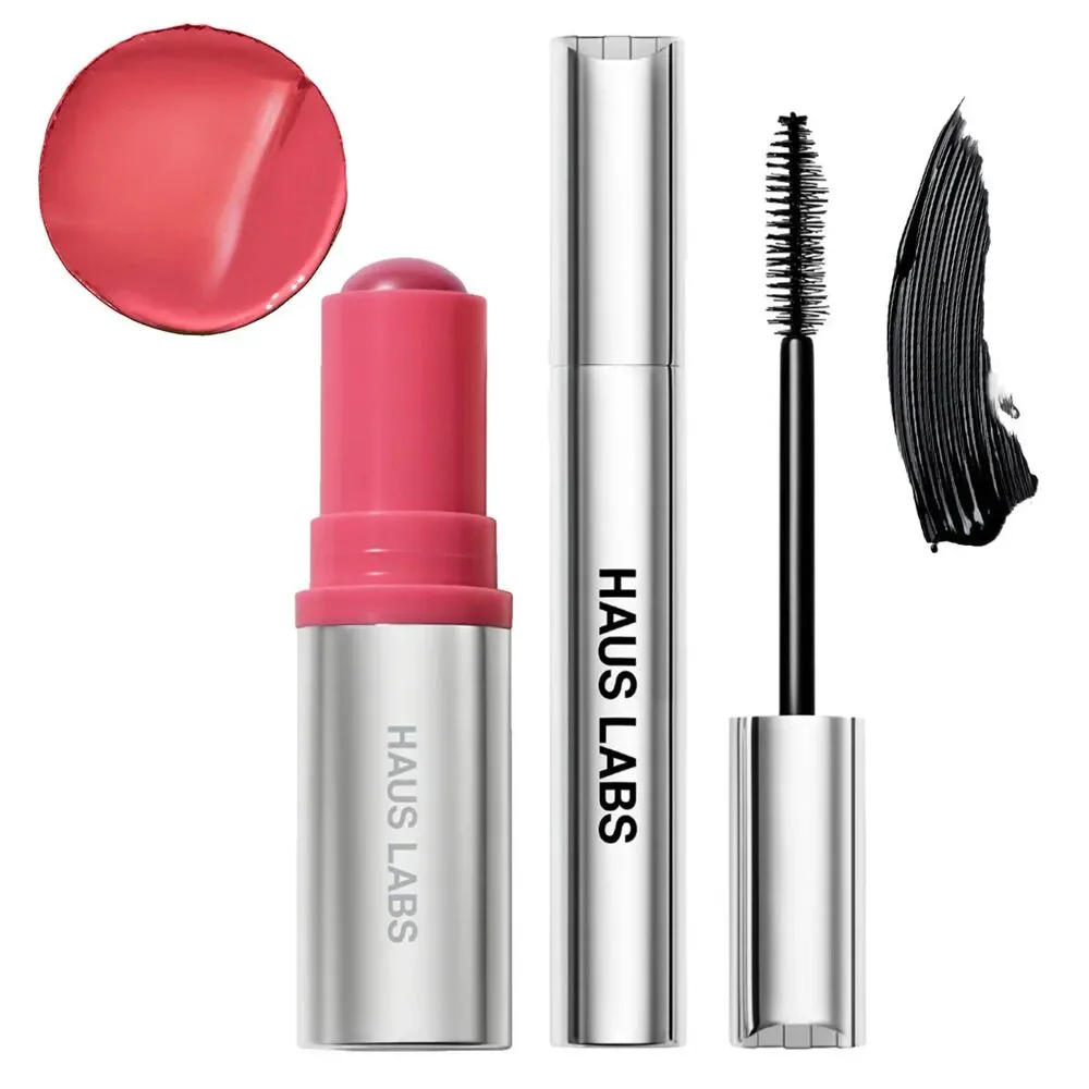 NIB Haus Labs Bundle: Color Fuse Blush Balm & B Structural Mascara